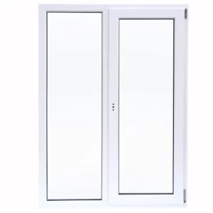 Окно пластиковое ПВХ VEKA двустворчатое 1160x1000 мм (ВхШ) однокамерный стеклопакет белый/белый в Новочебоксарске