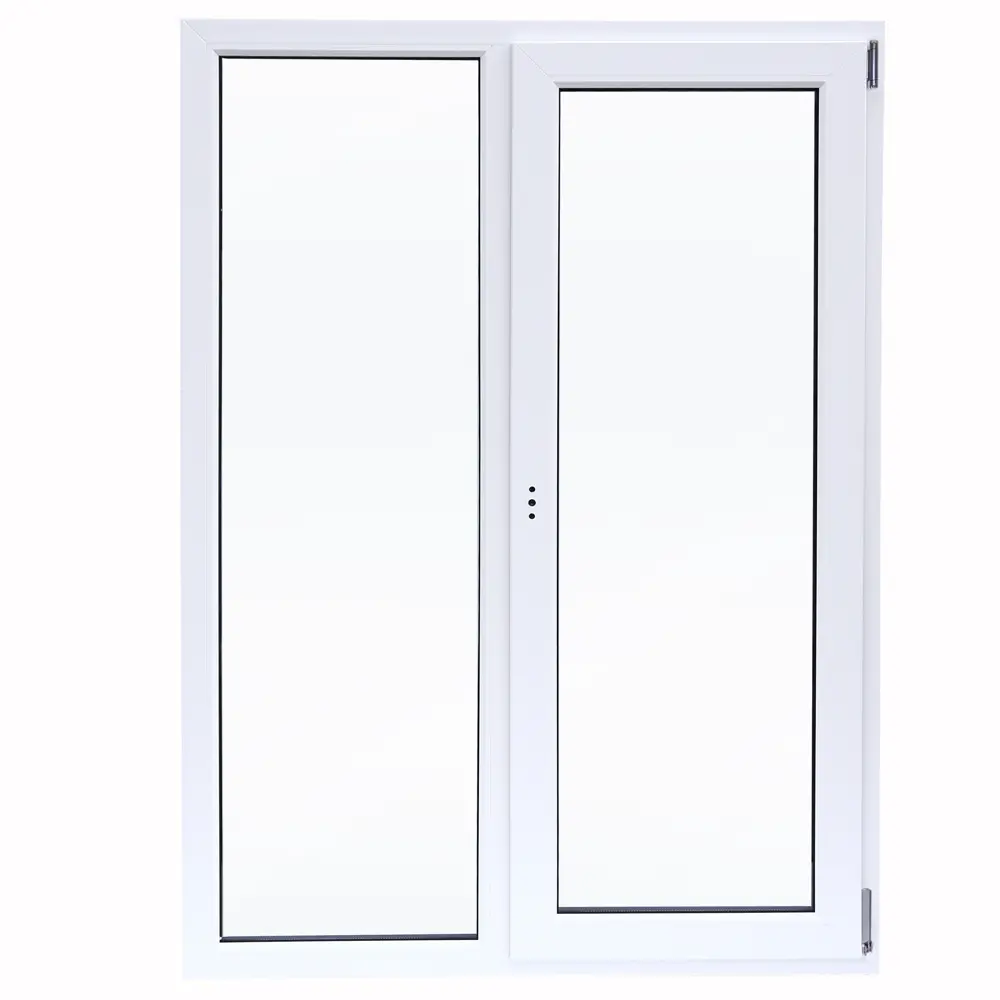 Окно пластиковое ПВХ VEKA двустворчатое 1160x1000 мм (ВхШ) однокамерный стеклопакет белый/белый в Новочебоксарске