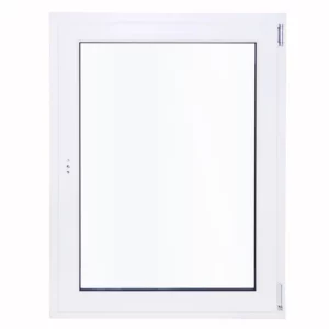 Окно пластиковое ПВХ Brusbox Aero одностворчатое 870x900 мм (ВхШ) правое однокамерный стеклопакет белое в Новочебоксарске