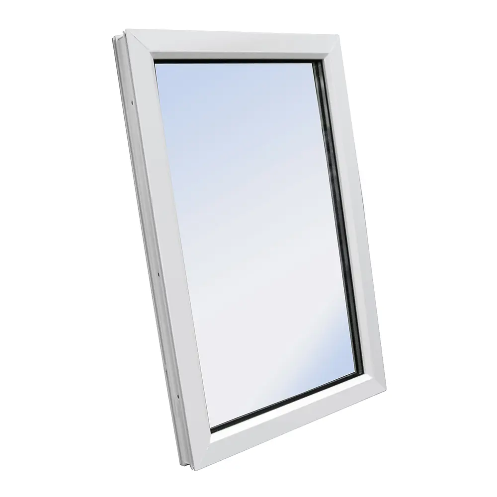 Пластиковое окно ПВХ Brusbox Aero одностворчатое глухое 900x500мм (ВхШ) белый в Новочебоксарске — изображение 5