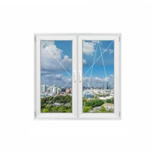 Окно ПВХ Rehau Grazio 70 Размер1200*1300 двухстворчатое 130х120см внутренний двухкамерный Новочебоксарск в Новочебоксарске