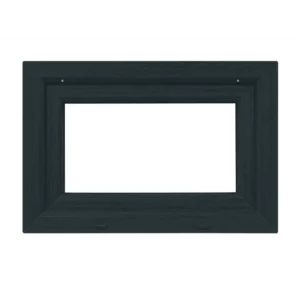 Пластиковое окно-фрамуга ПВХ VEKA одностворчатое 47x70 мм (ВхШ) однокамерный стеклопакет цвет белый/серый антрацит в Новочебоксарске