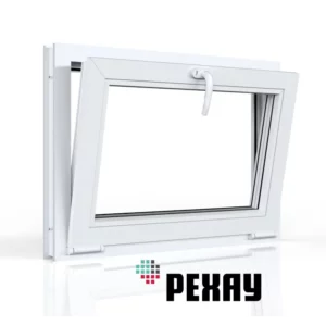 Пластиковое окно ПВХ + москитная сетка Рехау Grazio профиль 70мм 700x1100мм фрамуга белый в Новочебоксарске