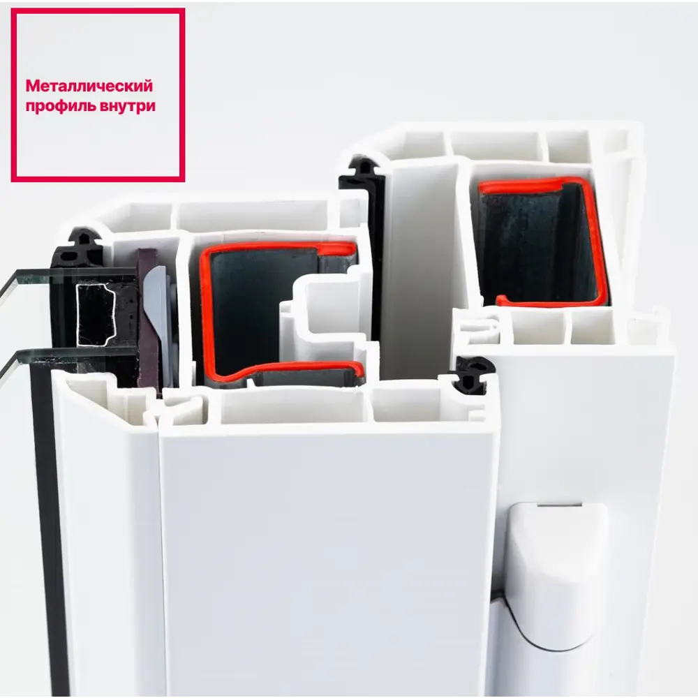 Пластиковое окно ПВХ Рехау Blitz 500x600мм фрамуга белый в Новочебоксарске — изображение 5