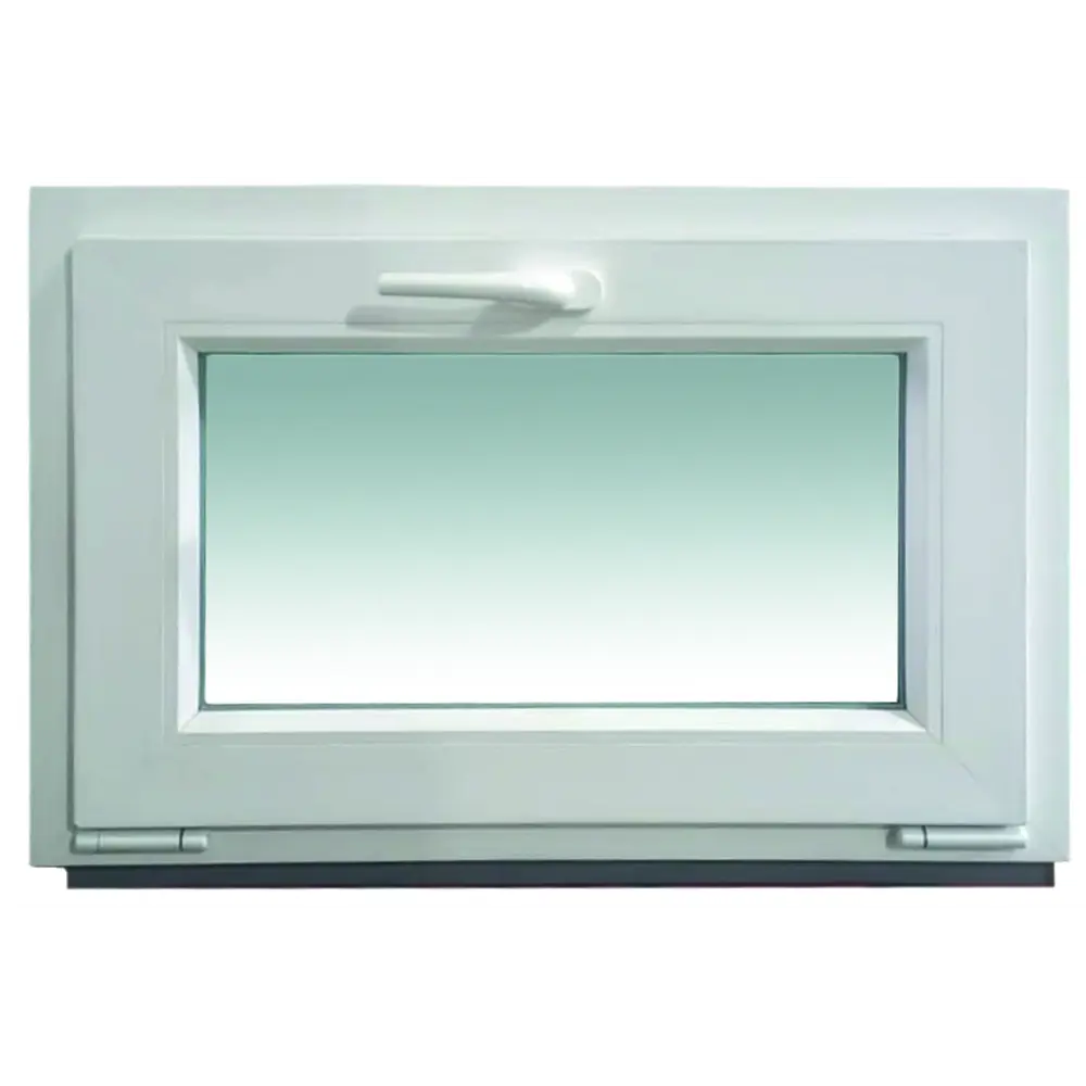 Пластиковое Окно ПВХ VEKA WHS 60 двухстворчатое ширина 120 х высота 120 см левое глухое правое поворотно откидное с ручкой однокамерный стеклопакет в Новочебоксарске — изображение 5