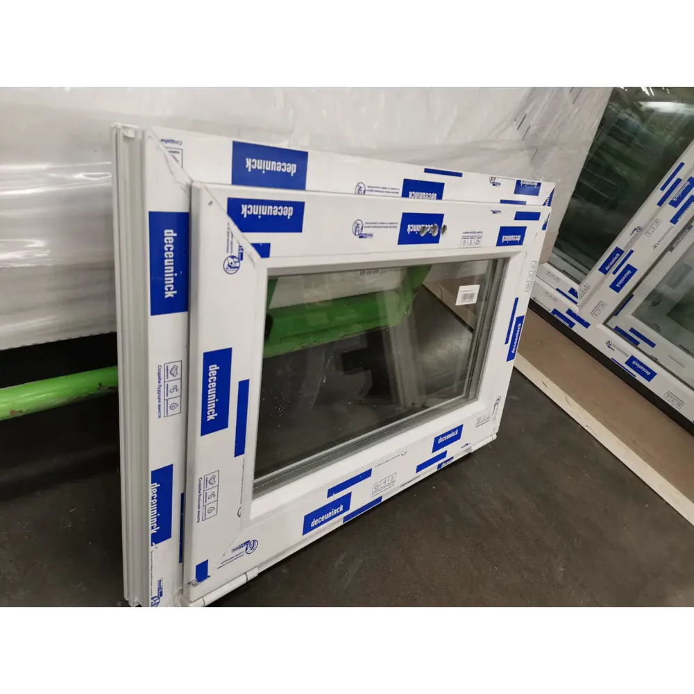 Пластиковое окно ПВХ Brusbox Aero одностворчатое 600x1100мм (ВхШ) однокамерный стеклопакет белый Новочебоксарске