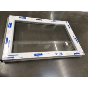 Окно пластиковое ПВХ Brusbox Aero глухое 1900x1100мм двухкамерный стеклопакет белый Новочебоксарск в Новочебоксарске