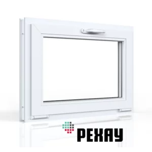 Окно ПВХ Rehau Открывание одна створка слева_Grazio_Размер1500*1500 двухстворчатое 150х150см внутренний двухкамерный в Новочебоксарске