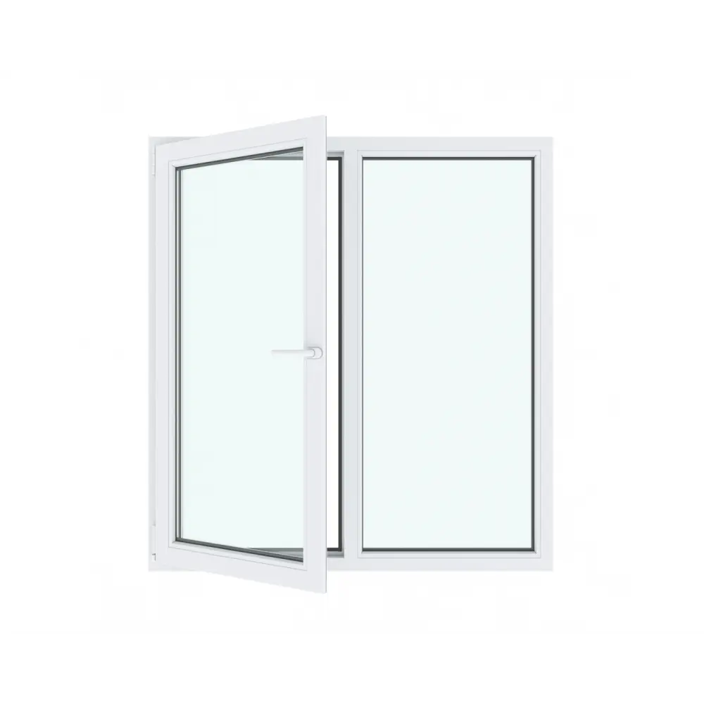 Окно ПВХ VEKA WHS 72 откидное с ручкой Rhapsody ширина 120 х высота 70 см двухкамерный стеклопакет 32мм энергосберегающий в Новочебоксарске — изображение 3