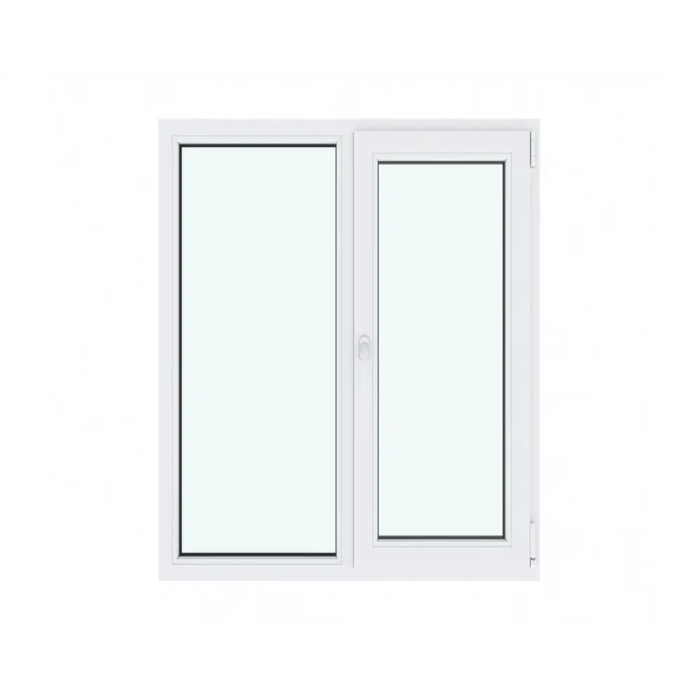 Пластиковое окно ПВХ VEKA одностворчатое 1270x1200 мм (ВхШ) однокамерный стеклопакет белый (с двух сторон) в Новочебоксарске — изображение 8