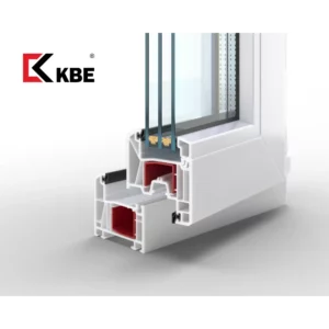 Окно ПВХ глухое КВЕ Engine 58 100х70 однокамерный стеклопакет цвет белый в Новочебоксарске