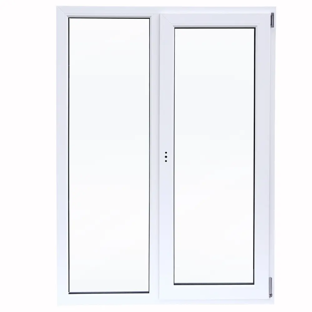 Окно пластиковое ПВХ VEKA двустворчатое 1200x1200 мм (ВхШ) двухкамерный стеклопакет белый/белый в Новочебоксарске — изображение 3
