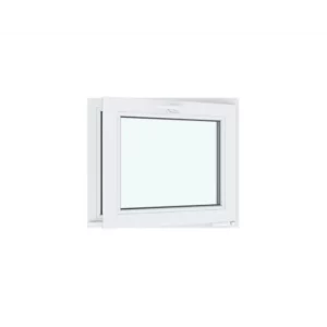 Окно-фрамуга ПВХ поворотно-откидное 60х70см Wintech Isotech 530 однокамерный стеклопакет Золотистый дуб в Новочебоксарске