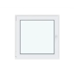 Окно ПВХ VEKA WHS 72 глухое ширина 80 х высота 80 см энергосберегающий двухкамерный стеклопакет в Новочебоксарске