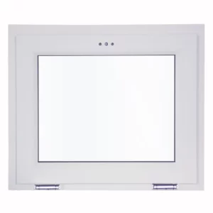 Пластиковое окно ПВХ Brusbox Aero фрамуга 670x870 мм (ВхШ) однокамерный стеклопакет белый (с двух сторон) в Новочебоксарске