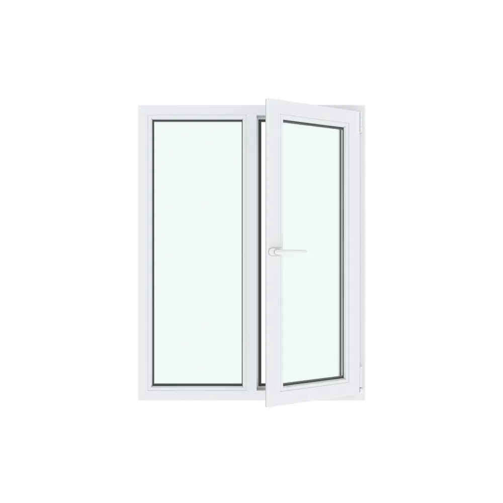 Окно ПВХ одностворчатое поворотно-откидное левое 120х80см Wintech Isotech 530 двухкамерный стеклопакет Золотистый дуб в Новочебоксарске — изображение 4