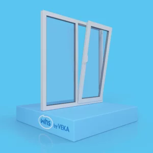 Окно ПВХ WHS одностворчатое 600x800 мм (ВхШ) двухкамерный стеклопакет белый (с двух сторон) в Новочебоксарске