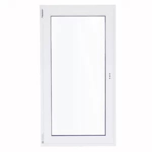 Окно пластиковое ПВХ VEKA одностворчатое 870x600 мм (ВхШ) левое поворотно-откидное однокамерный стеклопакет белый/белый в Новочебоксарске