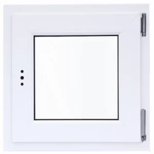 Окно пластиковое ПВХ VEKA одностворчатое 570x600 мм (ВхШ) правое однокамерный стеклопакет белый/темный дуб в Новочебоксарске (в Юго-Западном районе)