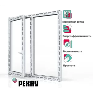 Окно пластиковое ПВХ VEKA одностворчатое 1170x800 мм (ВхШ) правое однокамерный стеклопакет белый/темный дуб в Новочебоксарске