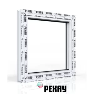 Пластиковое окно ПВХ 70 Рехау Grazio 500x500мм (ВхШ) глухое двухкамерное белое в Новочебоксарске