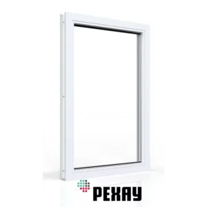 Пластиковое окно ПВХ 70 Рехау Grazio 1000x800мм (ВхШ) глухое двухкамерное белое в Новочебоксарске