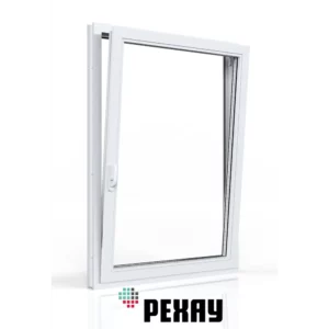 Пластиковое окно ПВХ VEKA 550x900мм (ВхШ) фрамуга двухкамерный стеклопакет белый (с двух сторон) в Новочебоксарске