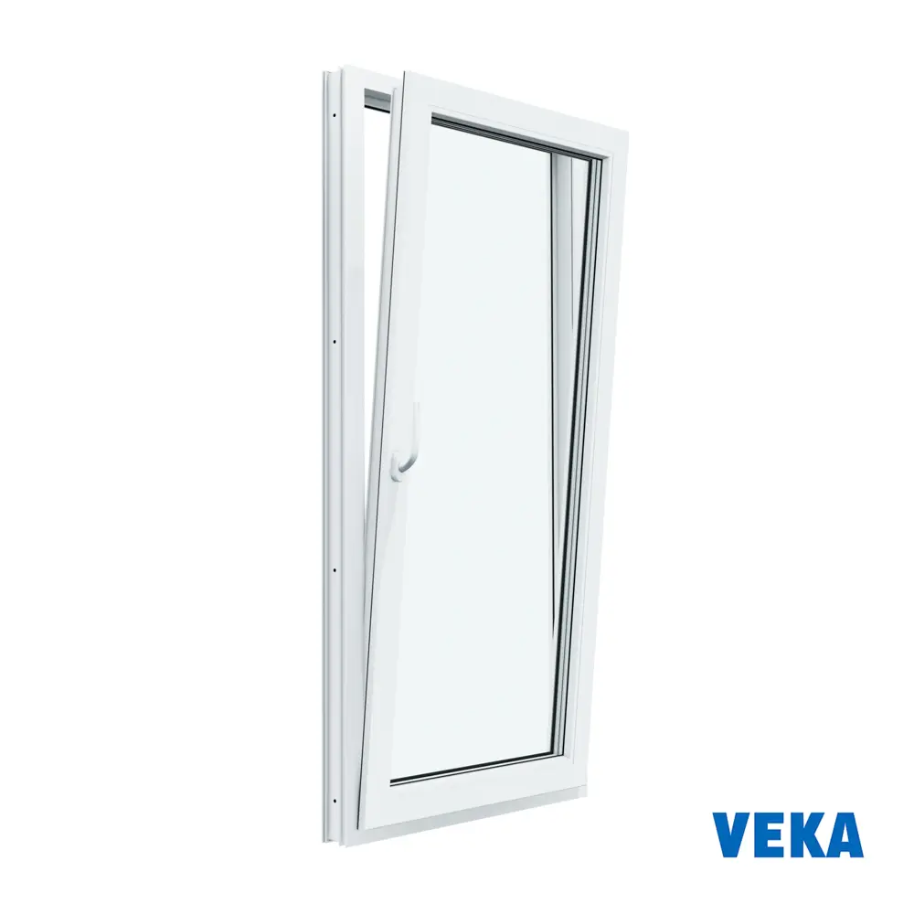 Пластиковое окно ПВХ Veka одностворчатое правое 750x600мм (ВхШ) двухкамерный стеклопакет Новочебоксарске — изображение 8
