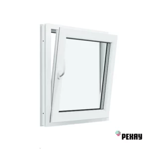 Пластиковое окно ПВХ Рехау Blitz одностворчатое поворотно-откидное 600x600мм двухкамерный стеклопакет цвет белый Новочебоксарске