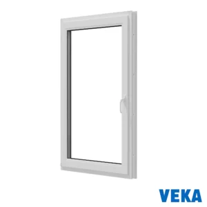 Пластиковое окно ПВХ Veka WHS 1000x1000мм одностворчатое поворотно-откидное левое однокамерный стеклопакет белый в Новочебоксарске