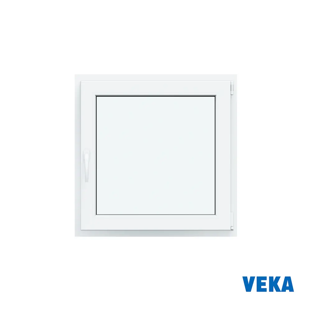 Пластиковое окно ПВХ Veka 1200x700мм (ВхШ) одностворчатое глухое двухкамерный стеклопакет белый в Новочебоксарске — изображение 2