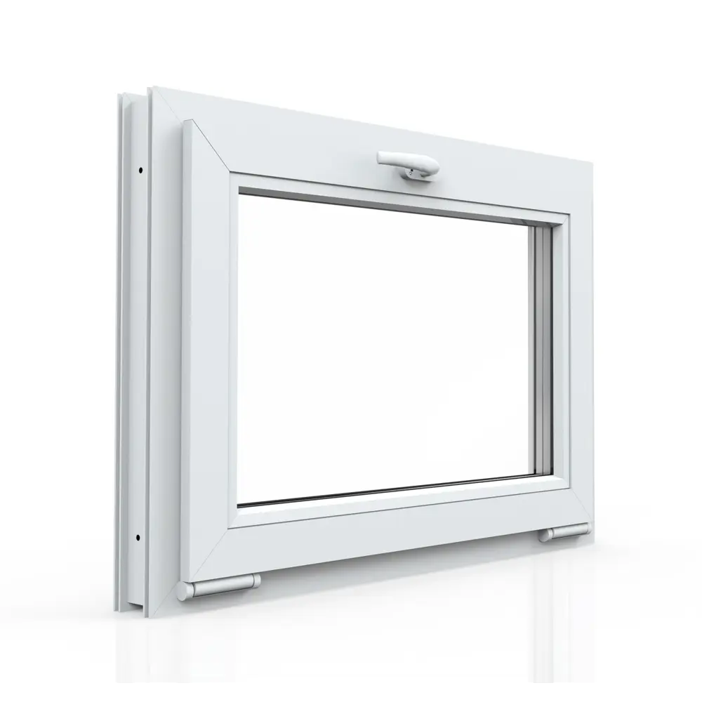 Пластиковое окно ПВХ VEKA 1100x800мм (ВхШ) одностворчатое двухкамерный стеклопакет белый (с двух сторон) в Новочебоксарске — изображение 3