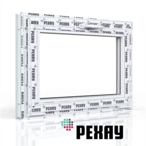 Пластиковое окно ПВХ Рехау Blitz 650x900мм фрамуга белый в Новочебоксарске