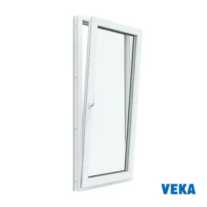 Пластиковое окно ПВХ Veka 900x700мм (ВхШ) одностворчатое правое двухкамерный стеклопакет белый в Новочебоксарске