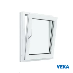 Пластиковое окно ПВХ Veka 700x700мм (ВхШ) одностворчатое правое двухкамерный стеклопакет белый в Новочебоксарске