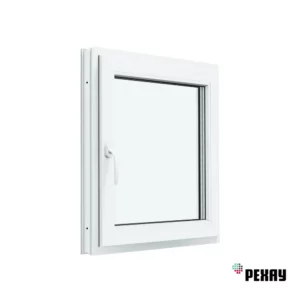 Пластиковое окно ПВХ Рехау Blitz одностворчатое поворотно-откидное 1000x1000мм однокамерный стеклопакет цвет белый в Новочебоксарске