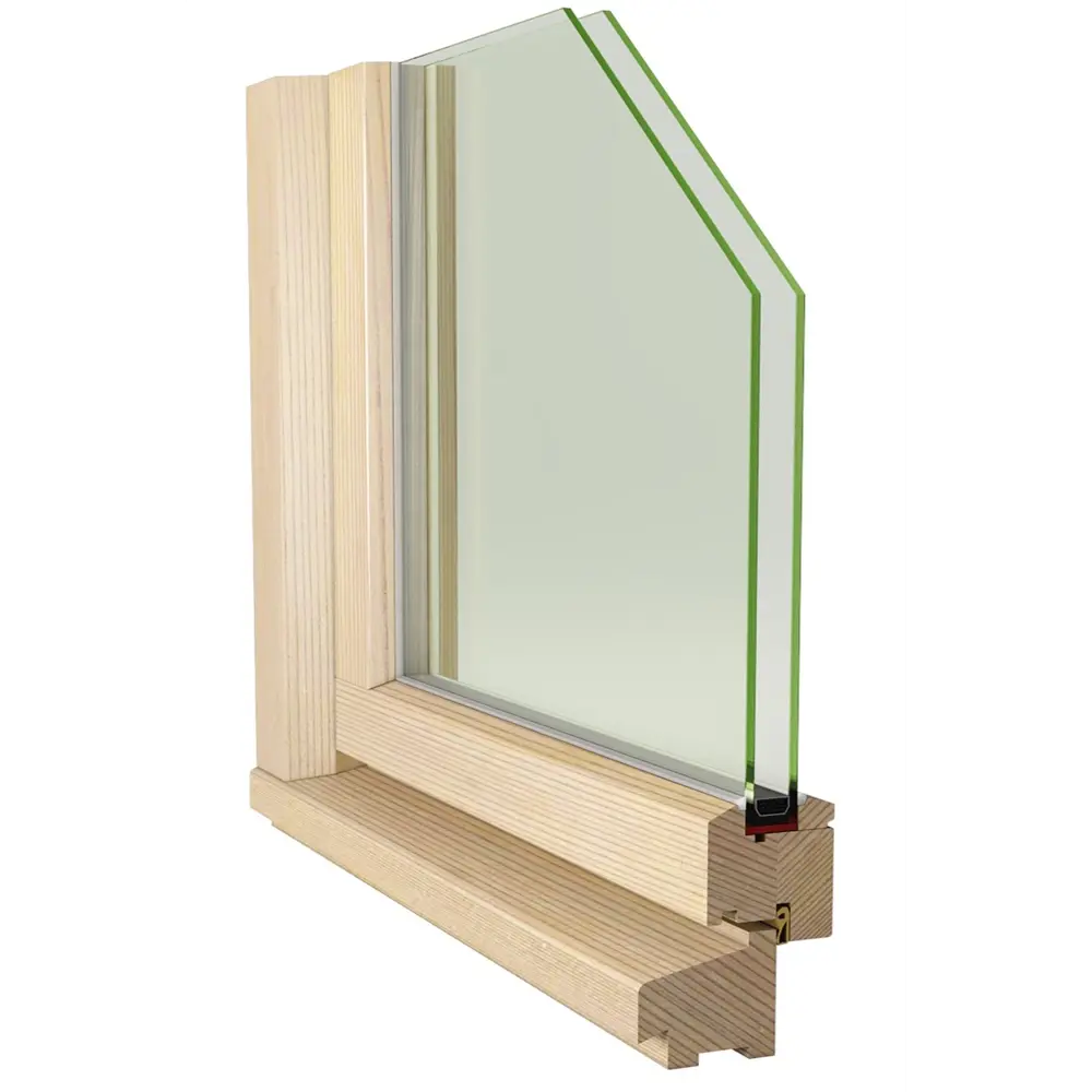 Деревянный витраж ОД ОСП (45) 1980x480мм с однокамерным стеклопакетом с раскладкой глухой в Чебоксарах — изображение 3