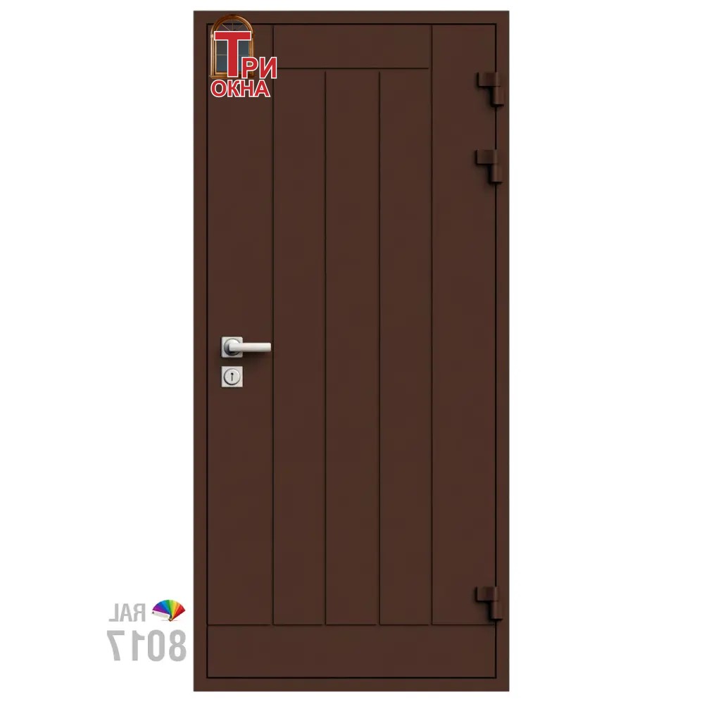 Морозостойкая входная утепленная дверь из дерева для коттеджа Grand Wood G21 227x86см правый цвет белый RAL 9003 в Новочебоксарске