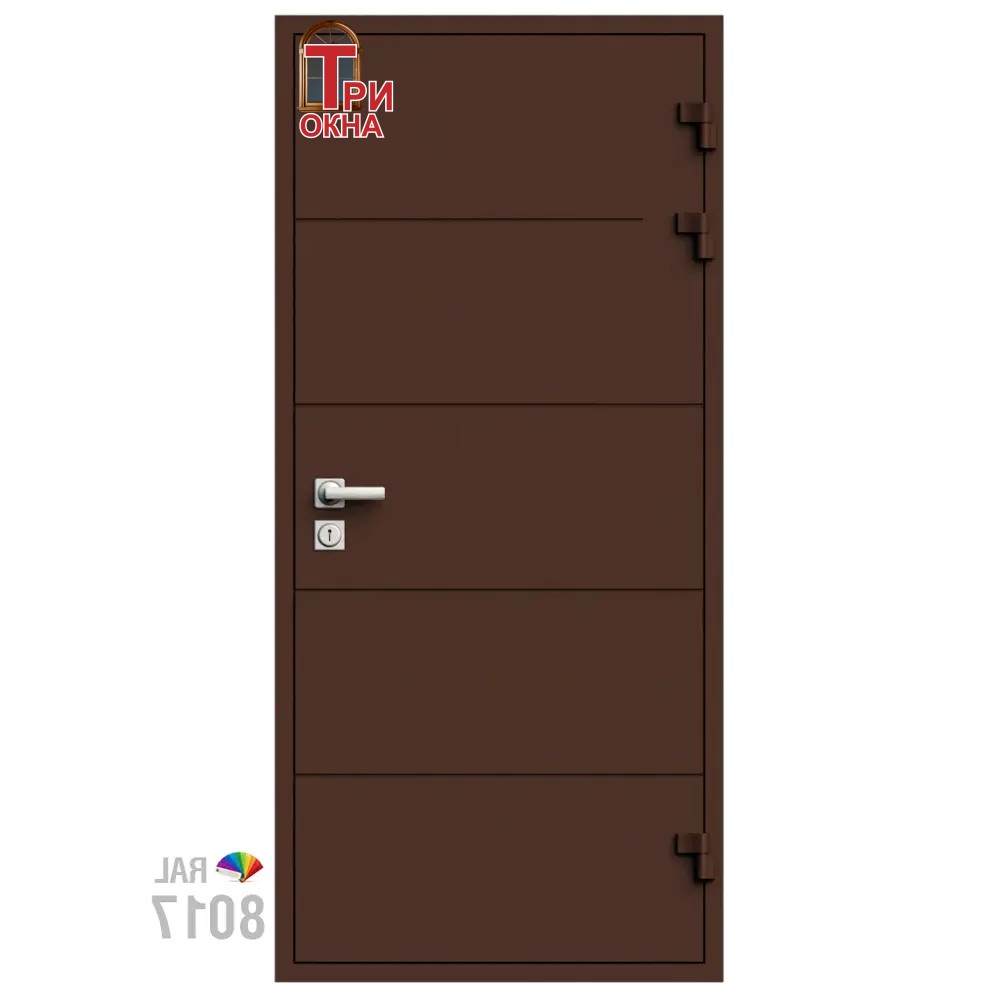 Морозостойкая входная утепленная дверь из дерева для коттеджа Grand Wood G21 227x86см левый цвет белый RAL 9003 в Новочебоксарске — изображение 4