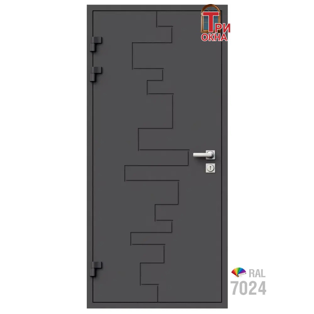 Морозостойкая входная утепленная дверь из дерева для коттеджа Elite Timber E39 207x96см левый цвет коричневый RAL8017 в Новочебоксарске — изображение 6