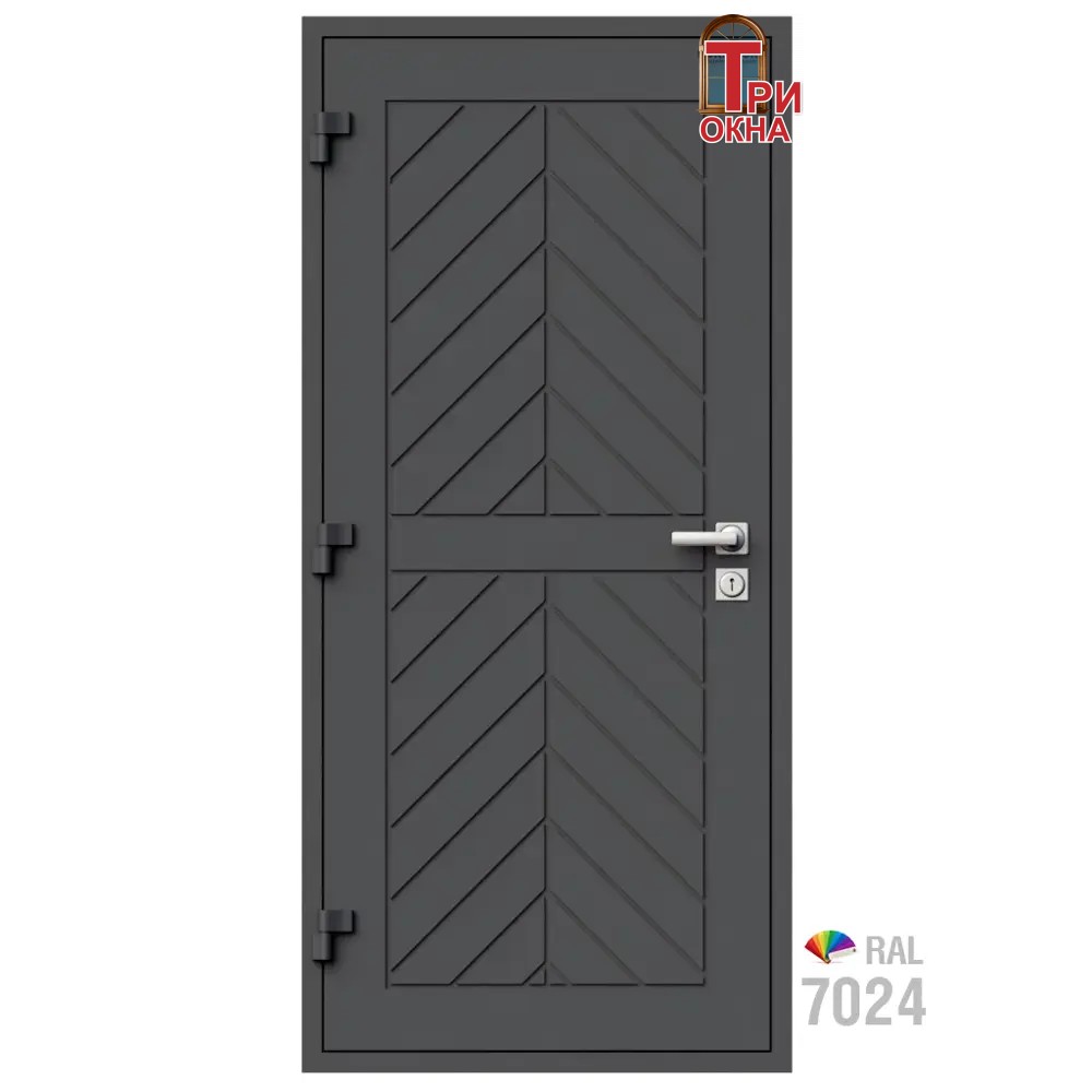 Морозостойкая входная утепленная дверь из дерева для коттеджа Grand Wood G25 227x96см правый цвет белый RAL9003 в Новочебоксарске — изображение 5