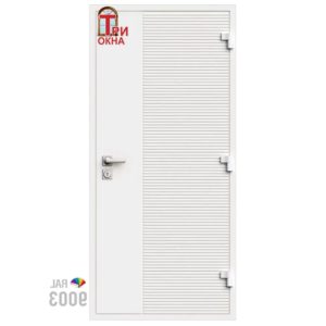 Морозостойкая входная утепленная дверь из дерева для коттеджа Elite Timber E35 207x86см правый цвет белый RAL9003 в Новочебоксарске