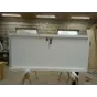 Морозостойкая входная утепленная дверь из дерева для коттеджа Termo Light T1 227x96см левый цвет белый RAL 9003 в Новочебоксарске