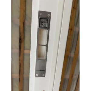 Морозостойкая входная утепленная дверь из дерева для коттеджа Solid Wood S6 227x86см правый цвет серый RAL 7024 в Новочебоксарске