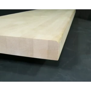 Подоконник из дерева Три окна лиственница 1500x200x40мм сращенный (паркетная склейка) в Новочебоксарске