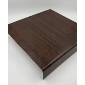 Подоконник пластиковый Moeller с заглушкой 1500x300мм серый clean-touch в Новочебоксарске
