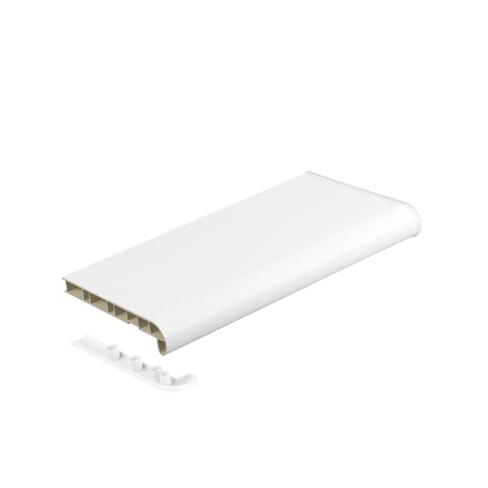 Подоконник ПВХ Три окна 1800x500x40мм белый матовый в Новочебоксарске