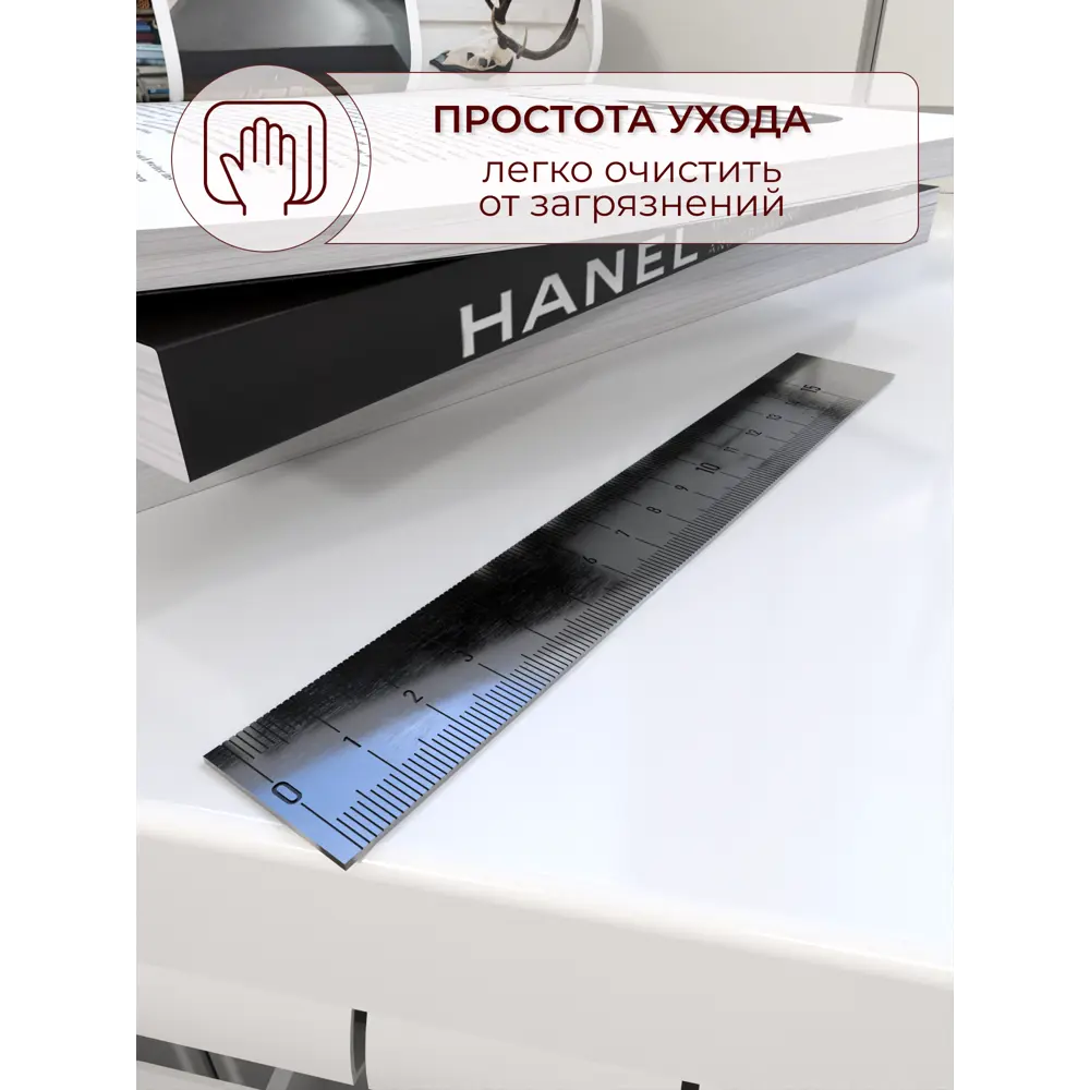 Подоконник акриловый BNV 1400x200x30мм белый глянцевый в Новочебоксарске — изображение 2