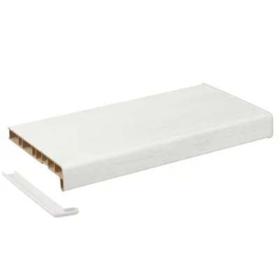 Подоконник Crystallit 2100x300мм белый дуб матовый в Новочебоксарске